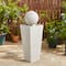 Glitzhome® 3.5ft LED Pedestal & Sphere Outdoor Fountain